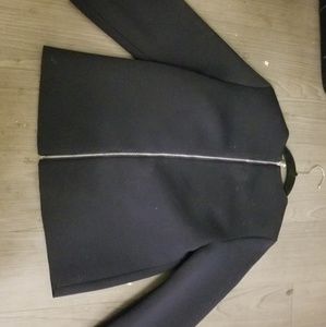 Maje jacket zip up on the back